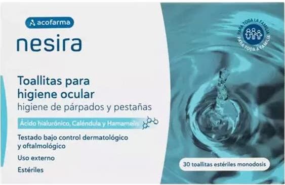 Nesira Acofarma Toallitas Higiene Ocular 30uds