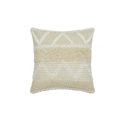 como Kissen  Macrameoptik ¦ beige ¦ Maße (cm): B: 45