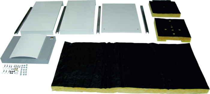 Wolf Verkleidung u. Wärmedämmung kpl. 8906947 für CB200(50-63), weiß