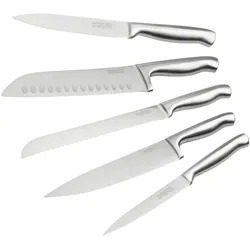 Nirosta Profi-Küchenmesser aus Edelstahl x5
