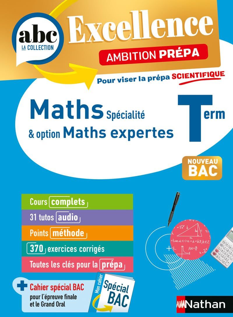 Christian Lixi - Maths spécialité & option maths expertes, terminale : ambition prépa, pour viser la prépa scientifique : nouveau bac - Preis vom 06.10.2026 07:26:00 h