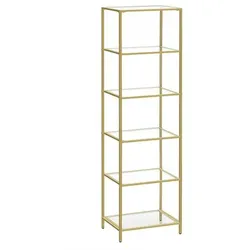 VASAGLE Bücherregal gold 40/30/177,3 cm gold