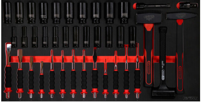 KS Tools Jeu de marteaux et de clé à douille d’impact SCS 1/2