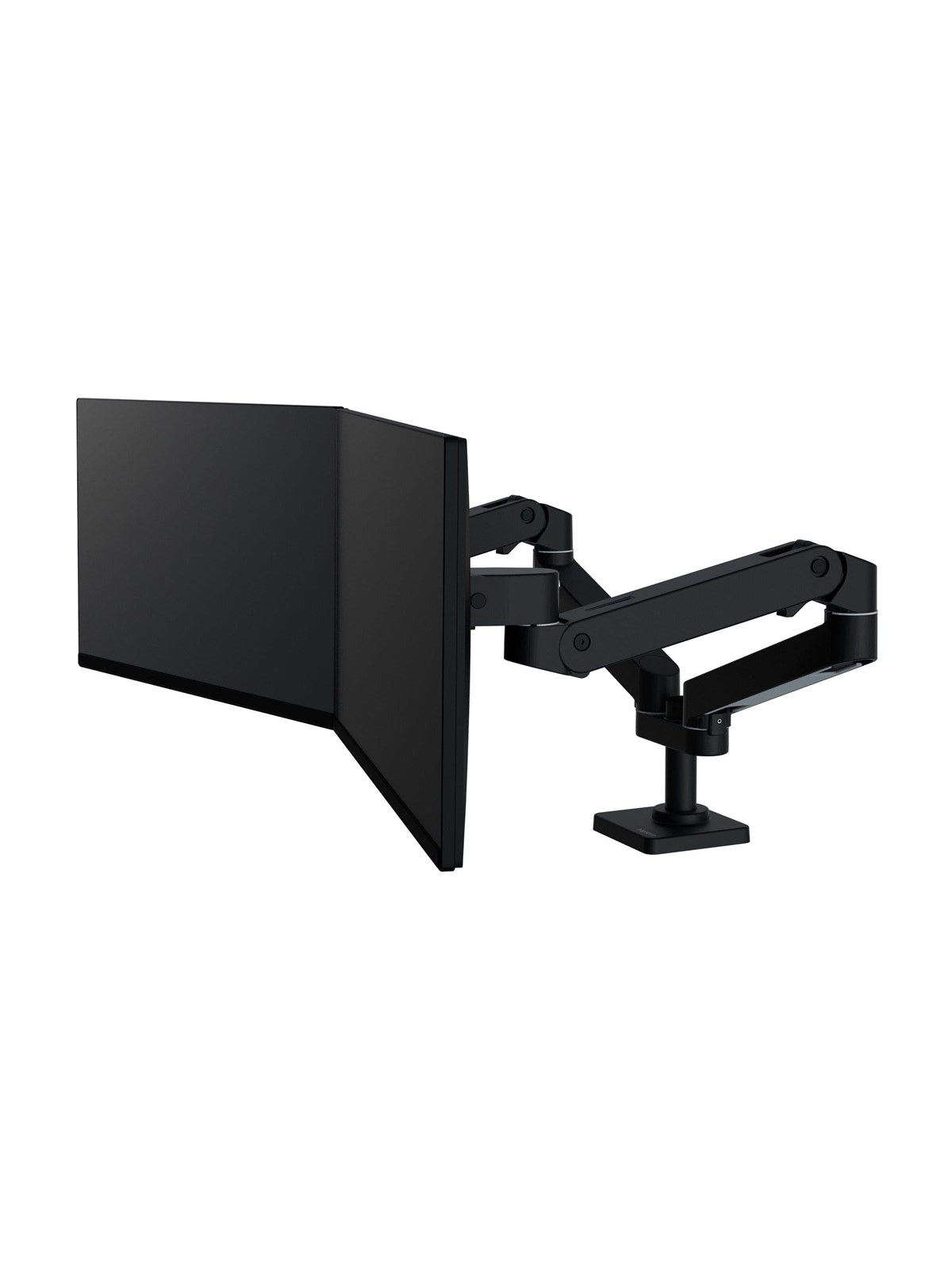 Ergotron LX Pro mounting kit - modular - for 2 LCD displays - side-by-side - black