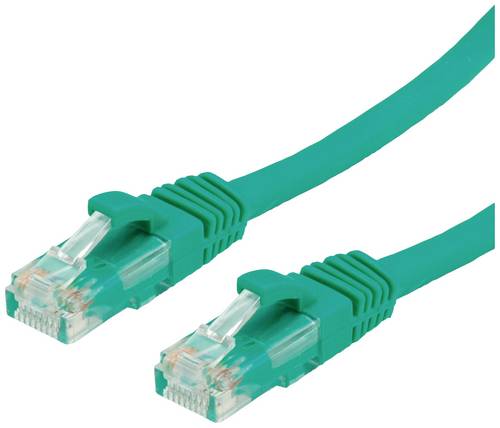 Value 21.99.1023 RJ45 Patchkabel CAT 6 U/UTP 0.50m Grün