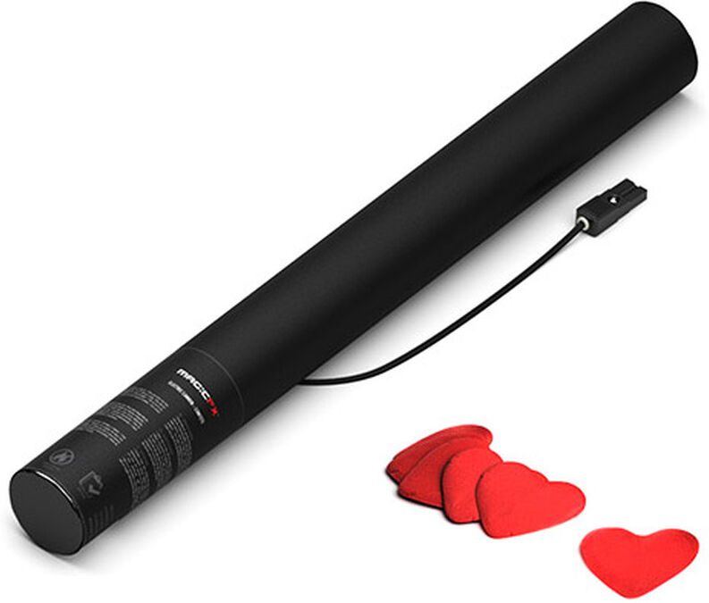 MagicFX Magic Fx Elektrische Konfettikanone Herzen 50cm - Rot