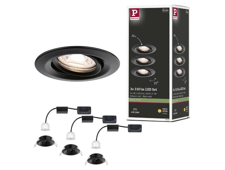 Paulmann LED Einbauleuchte Nova Mini Basisset schwenkbar