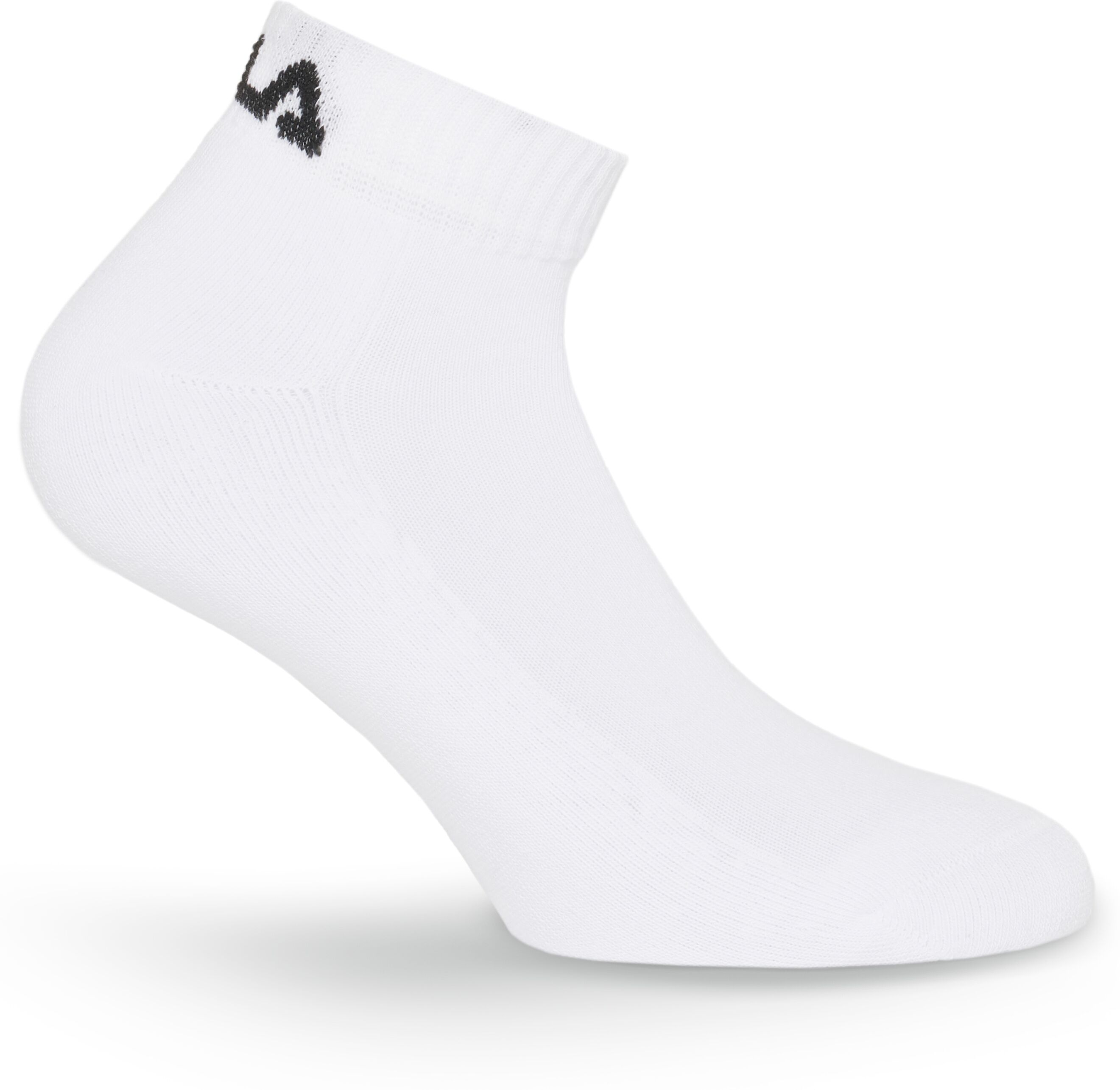 Kurzsocken FILA "UNISEX FITNESS QUARTER SOCKS HALF TERRY", Herren, Gr. 43-46, Sockengrösse, weiss (weiß), Baumwollmischung, elastisch, Socken Kurzsocken, mit verstärkter Ferse weiß 43-46, Sockengrösse