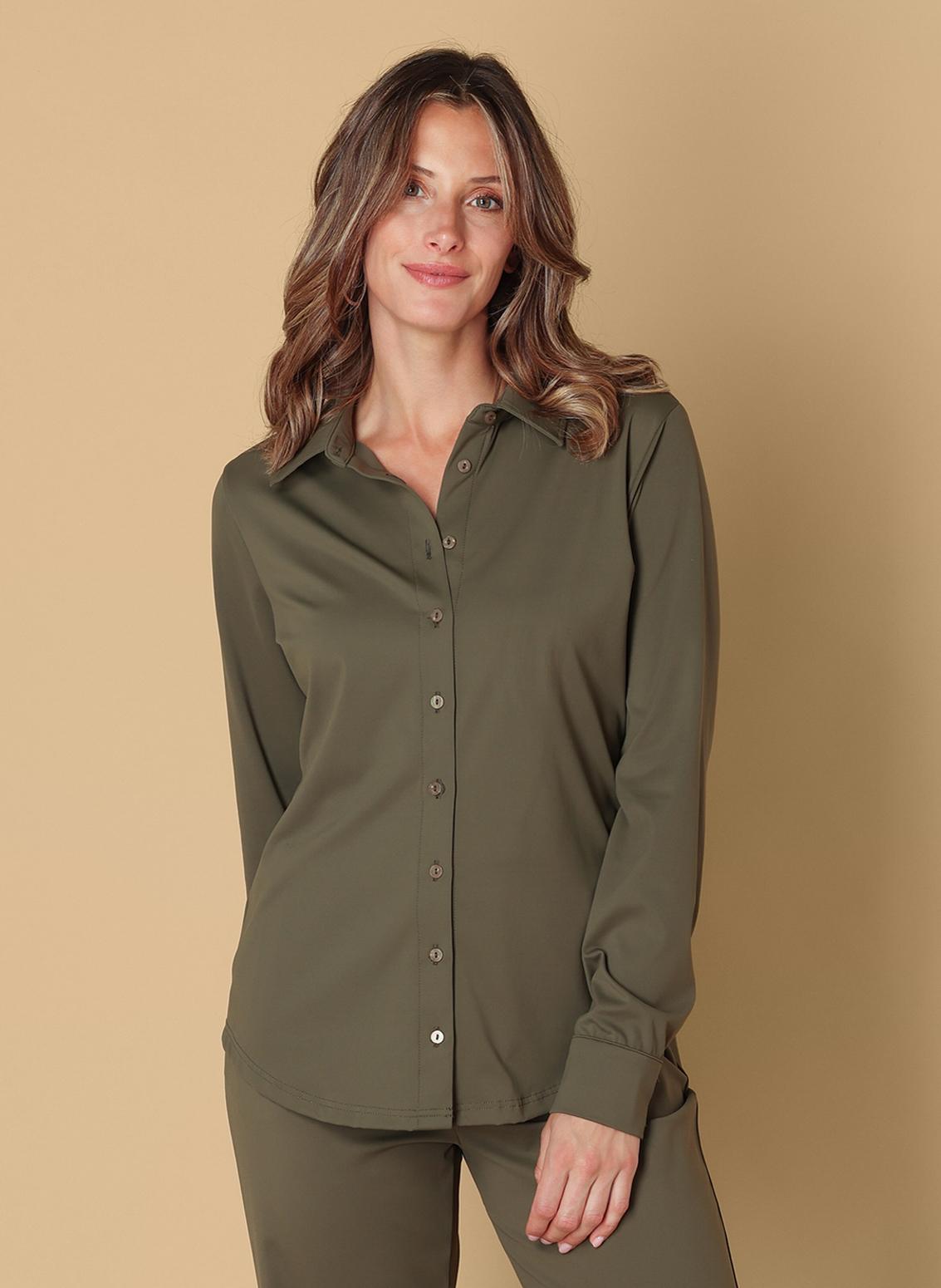 IVY BEAU Sumi Tops Olive