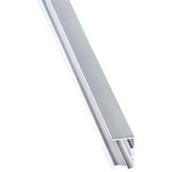 U Profil 25 mm Alu preßblank mit Tropfkante