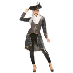 Piratin-Jacke "Lady Grey" für Damen