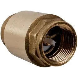 WOLF Schwerkraftbremse/Rückschlagventil aus Messing, Innengewinde 1"