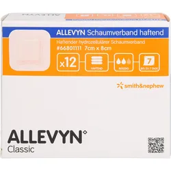 Allevyn Schaumverband 7x8 cm Haftend 12 ST