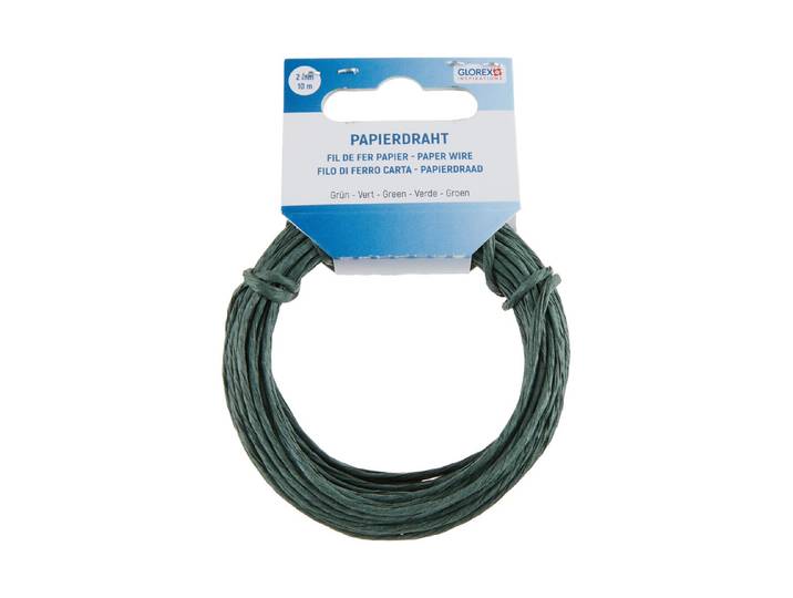 Glorex Papierdraht 2mm 10m grün