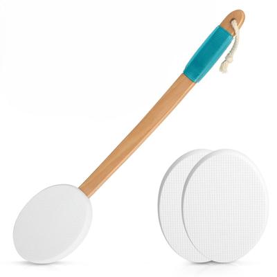 Long Lotion Applicator, Back Brush For Skin Care, Apply Lotions, Creams, Sunscreen, Wood Handle Long Lotion Applicator, Back Brush For Skin Care, Apply Lotions, Creams, Sunscreen, Wood Handle