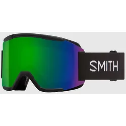 Smith Squad Black+Bonus Lens Goggle sun green mirror+yellow Gr. Uni