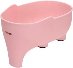 Combo Retail Shop Sink Strainer, Elephant Sculpt, Hanging Drainer Rack, Fruit And Vegetable Washing Basket, Kitchen Accessories, Leftover pink