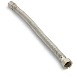 Edelstahl Anschlussschlauch für Heizkessel AG/IG 1/2` DN12 300-600 mm
