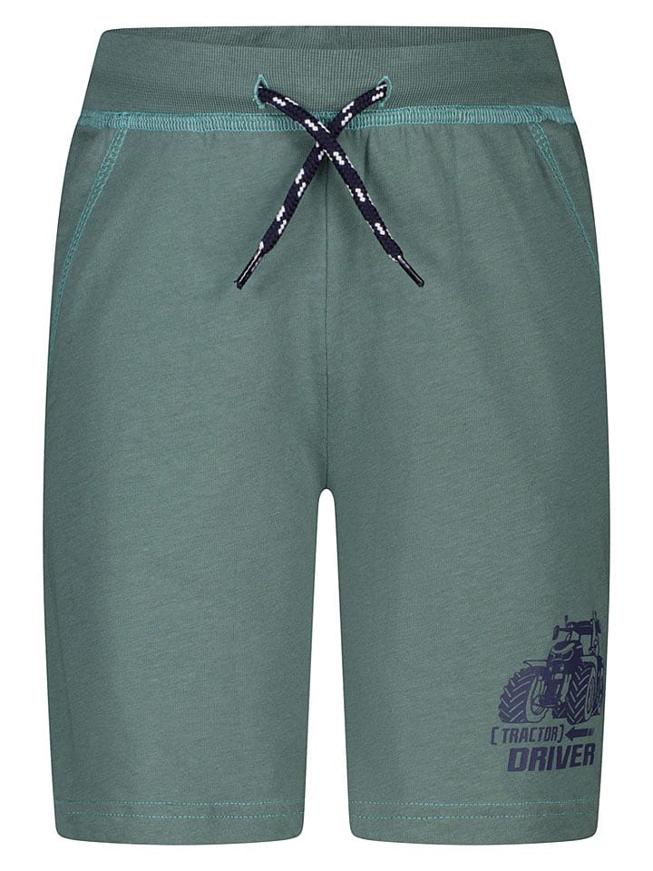 Salt and Pepper Sweatshorts in Grün - 104