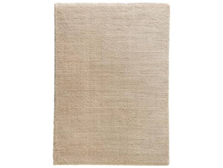Astra Hochwertiger Teppich Wohnzimmer, Schlafzimmer - Hochflorteppich weich - flauschig & farbenfroh - einfarbiges Design - Teppich Beige 80 x 150 cm