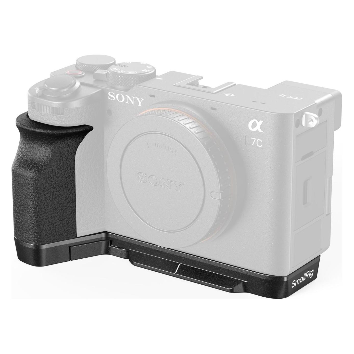 SmallRig 4797B L-förmige Montageplatte mit Silikongriff für Sony Alpha 7C II / Alpha 7CR (Griff) (1019621508)