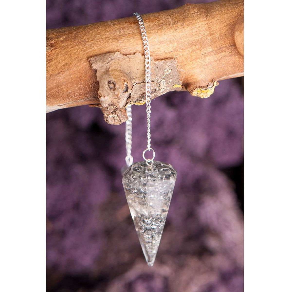 Berk Orgone Pendel met Bergkristal voor Volwassenen