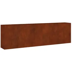 vidaXL Hochbeet 280x40x80 cm Cortenstahl