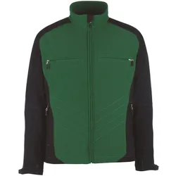 Softshelljacke "DRESDEN" Unique Zweifarbig - XXL - grün/schwarz