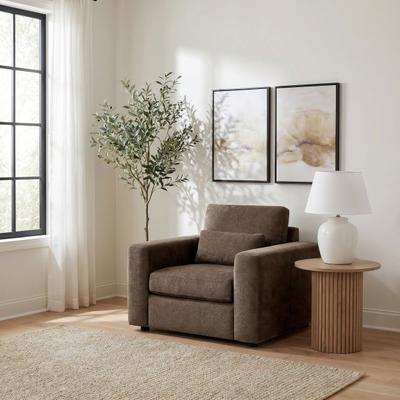 Coaster Amador Chenille Upholstered Track Arm Accent Chair