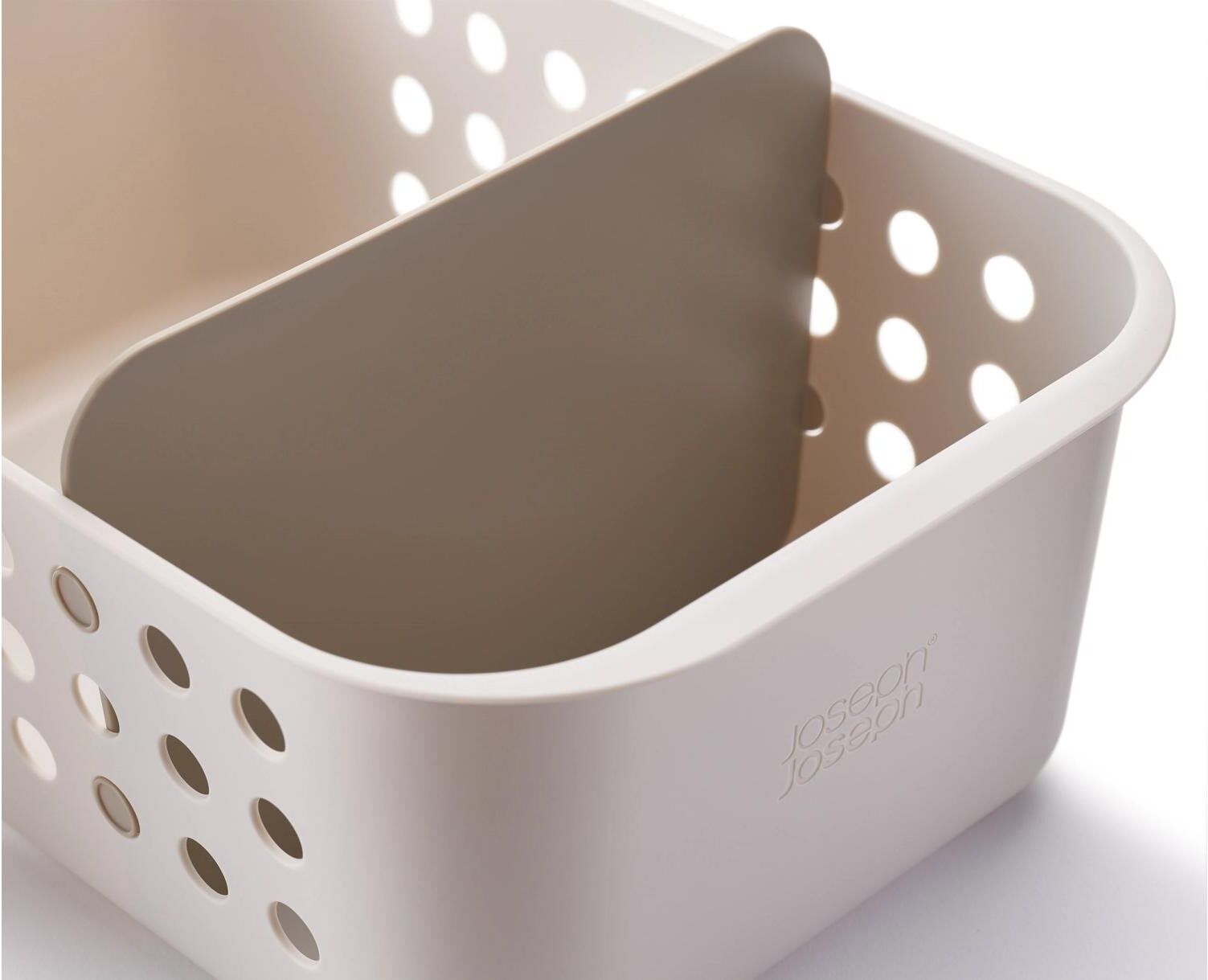 Badorganizer JOSEPH JOSEPH "EasyStore, Ecru", beige, B:24cm H:14cm, Kunststoff, Aufbewahrungsboxen, Badorganizer beige B/H/T: 24cm x 14cm
