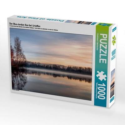 CALVENDO Puzzle Der Max-Jordan See bei Urloffen | 1000 Teile Lege-Größe 64x48cm Foto-Puzzle für glückliche Stunden