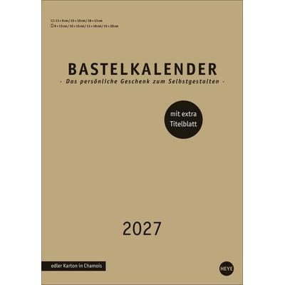 Premium-Bastelkalender gold A4 2027