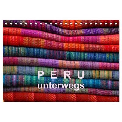 Peru – unterwegs (Tischkalender 2027 DIN A5 quer), CALVENDO Monatskalender