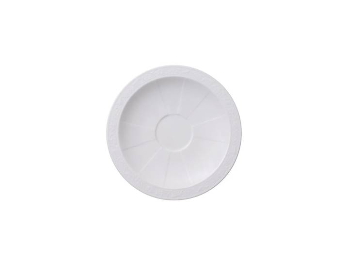 Untertasse VILLEROY & BOCH Untertasse White Pearl ø 16 cm weiß , weiß, Speiseteller, Untertasse
