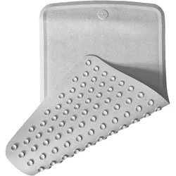 HEVEA Badewannenmatte aus Naturkautschuk 55x32cm, grau