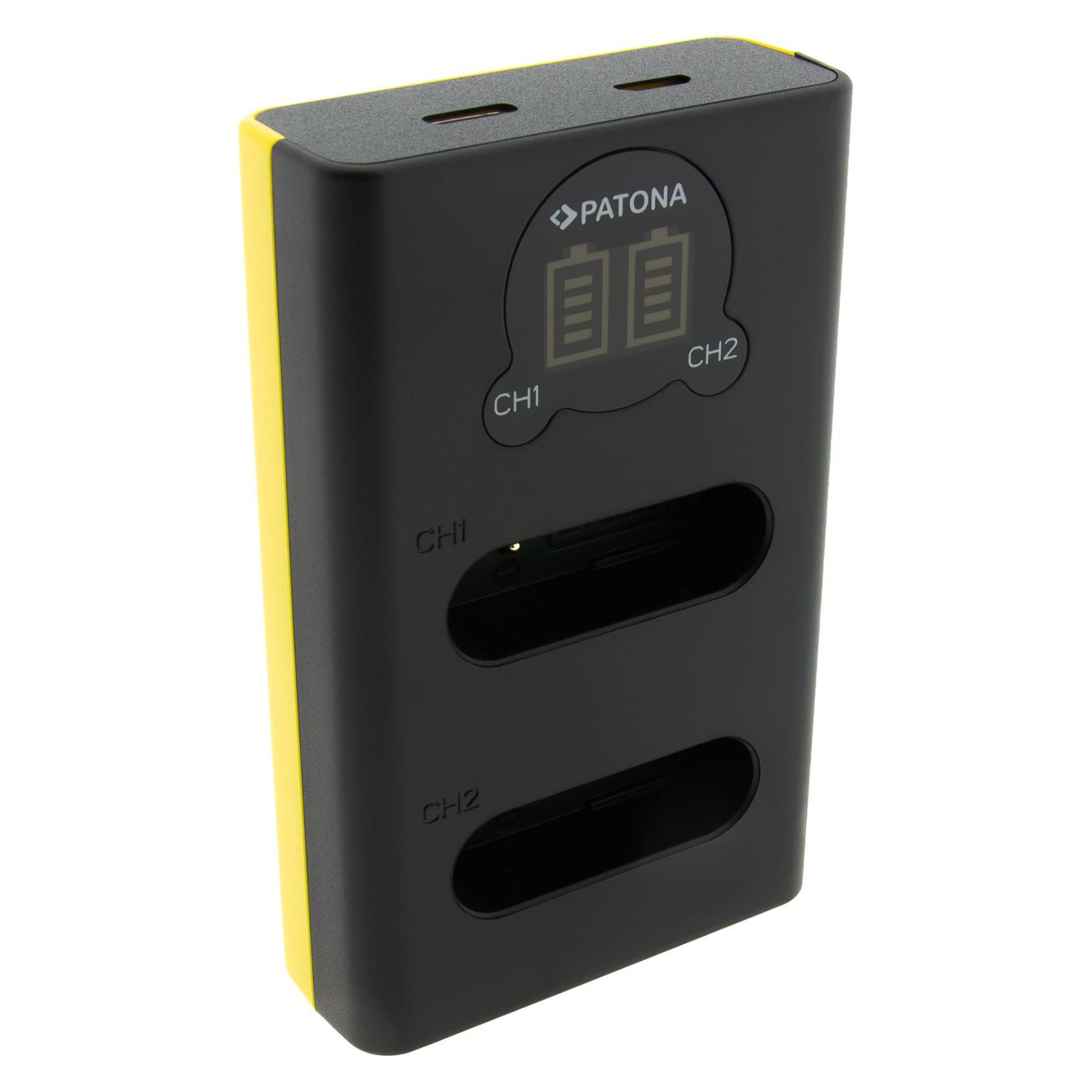 Patona Dual LCD Charger Nikon EN-EL23 (Kamera Akku Ladegerät) (1737)