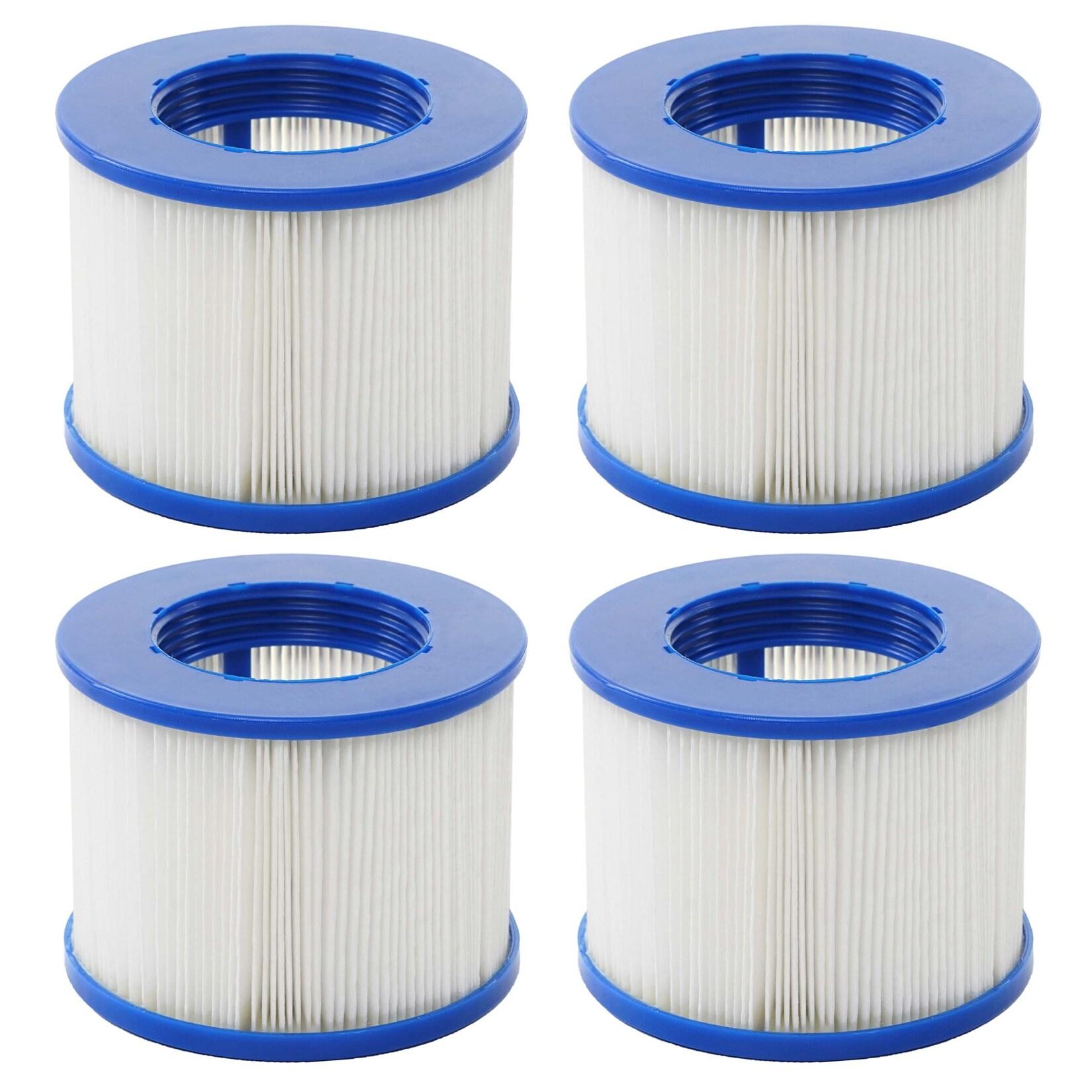 Wasserfilter für Whirlpool MCW-E32, Ersatzfilter Filterkartusche Filterpatrone Lamellenfilter, Zubehör ~ 4 Stück