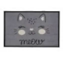 Fußmatte Innen Matte Impression+ meow grey 40 x 60 cm Anti-Rutsch
