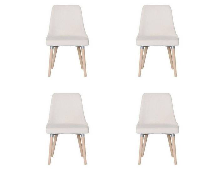 Xlmoebel Stuhl Design Polsterstühle Lorenzo in elegantem Holz-Stoff-Mix, Hergestellt in Europa