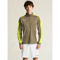 CRAFT Evolve 2.0 Contrast 1/2-Zip Trainings-Top Herren 237Y - raw/contrast yellow 3XL