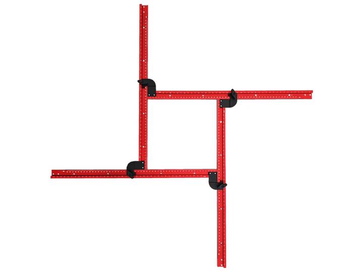Rail de guidage de gravure à rainure de fraisage de 59cm, support réglable, support de Rail de guidage auxiliaire, outils de bricolage pour le travail du bois
