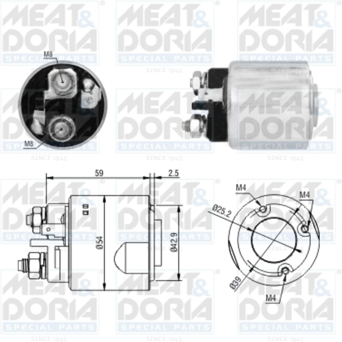 Magnetschalter, Starter MEAT & DORIA 46295