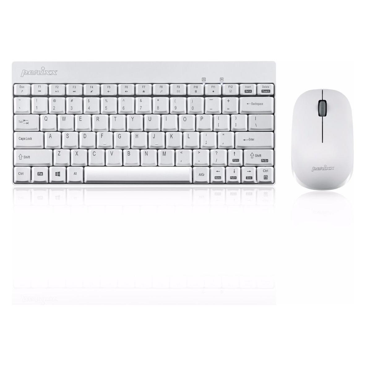 Perixx PERIDUO-712 Tastatur-und-Maus-Set (DE, Kabellos) (PERIDUO-712 DE W)