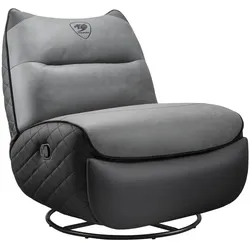 COUGAR Overlord Neo Gaming-Sofa Gepolsterter, ausgestopfter Sitz Schwarz, Grau