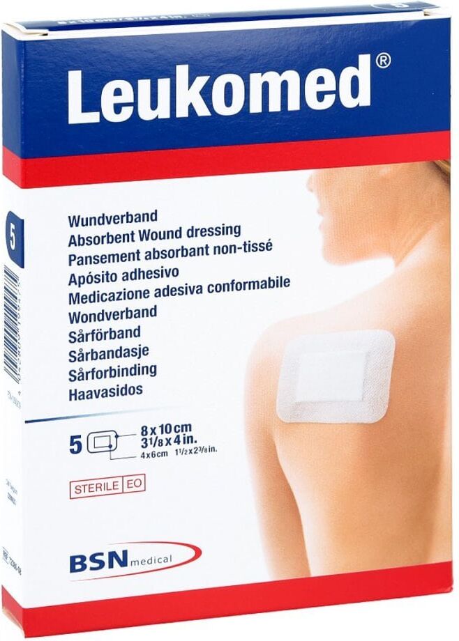 Leukomed sterile Pflaster 8x10 cm 5stk