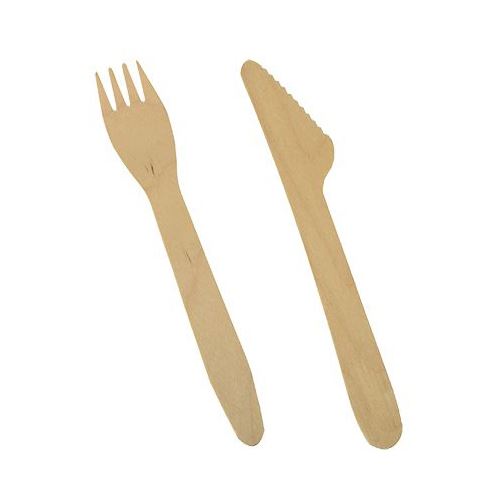PAPSTAR 250 Einweg-Besteckset pure Holz
