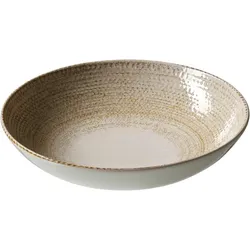 6er-Set Ritzenhoff & Breker Suppenteller Rimini Ø 21 cm Steinzeug Beige Sand