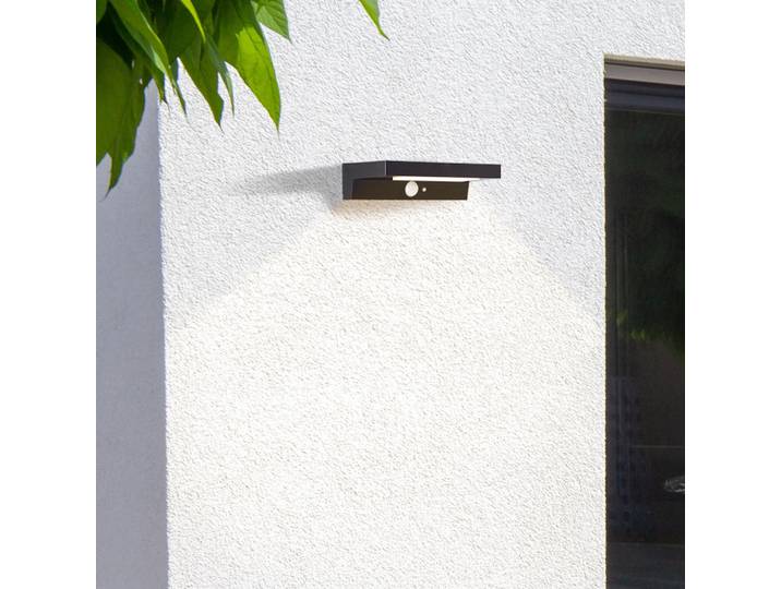 Brilliant Aussenwandleuchte Barker G40415/06, Schwarz, Metall, LED integrated, 20.5x5x10.5 cm, Lampen & Leuchten, Außenbeleuchtung, Außenwandleuchten