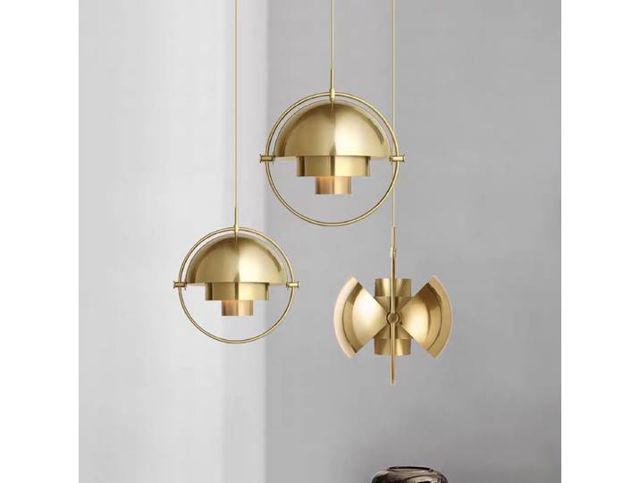 Nordique rotatif déformable boule suspension postmoderne Ins Style Restaurant minimaliste café Bar échantillon lustres chambre décor