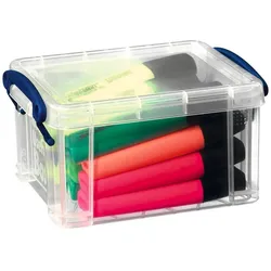 Really Useful Box Aufbewahrungsbox 0,7 Liter - transparent